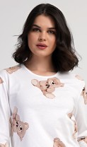 Dámské pyžamo dlouhé Teddy bear 5