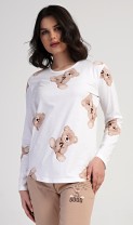 Dámské pyžamo dlouhé Teddy bear 6