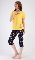 Dámské pyžamo kapri Žirafa 6