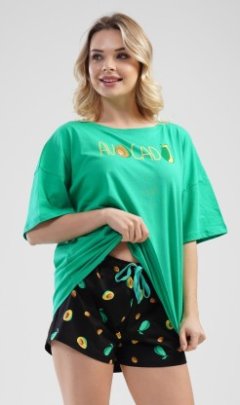 Dámské pyžamo šortky Avocado Kalhoty, baggy, nasrávačky - Ženy - Dámská pyžama - Dámská pyžama šortky