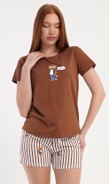 Dámské pyžamo šortky Bear 5