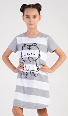 Dětská noční košile s krátkým rukávem Kotě 1