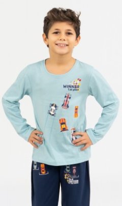 Dětské pyžamo dlouhé Formule Děti - Kluci - Chlapecká pyžama - Chlapecká pyžama s dlouhým rukávem