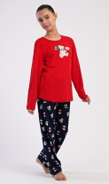 Dětské pyžamo dlouhé Méďa se šálou 2