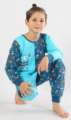 Dětský overal Monster Kalhoty, baggy, nasrávačky - Chlapecká pyžama - Chlapecké overaly na spaní