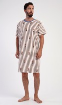 Pánská noční košile s krátkým rukávem Bear 5