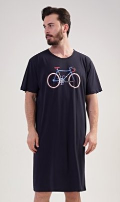 Pánská noční košile s krátkým rukávem Bike Kalhoty, baggy, nasrávačky - Muži - Pánské noční košile