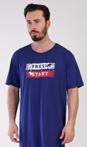 Pánská noční košile s krátkým rukávem Fresh start 5