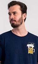 Pánská noční košile s krátkým rukávem Pivo 7