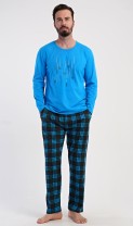 Pánské pyžamo dlouhé Tetris 10