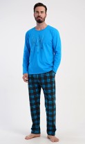 Pánské pyžamo dlouhé Tetris 4