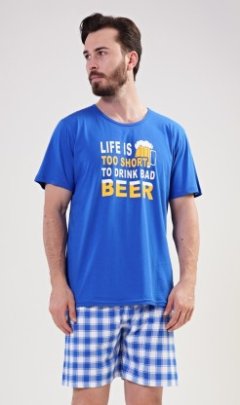 Pánské pyžamo šortky Life is beer 2
