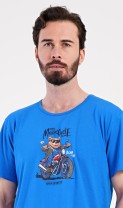 Pánské pyžamo šortky Motorkář 12