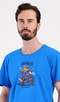 Pánské pyžamo šortky Motorkář 6