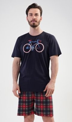 Pánské pyžamo šortky Old bike Pyžama a župany - Muži - Pánská pyžama - Pánská pyžama šortky