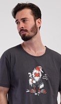 Pánské pyžamo šortky Ranní káva 5