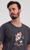 Pánské pyžamo šortky Ranní káva 7