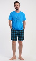 Pánské pyžamo šortky Tetris 3