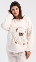 Dámské pyžamo dlouhé Teddy - Dámská pyžama