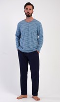 Pánské pyžamo dlouhé Arnošt - Pánská pyžama s dlouhým rukávem